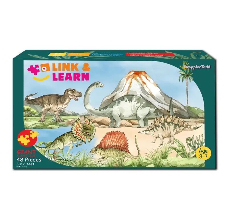 Link And Learn Puzzle – Dino Park Edition!